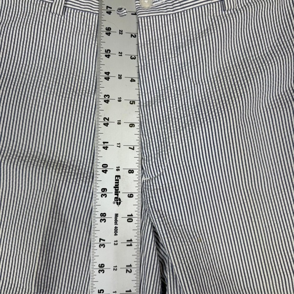 Brooks Brothers Hudson Seersucker Stripe Pants Men W36 L32 Cotton Straight Fit - Picture 5 of 11